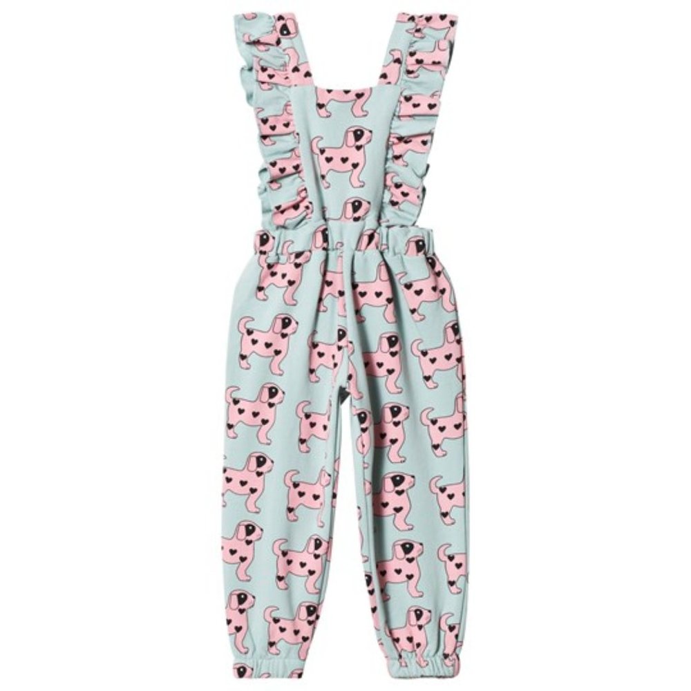 SOLD Hugo Loves Tiki Dog Ruffled Jumpsuit NWT - Picture 1 of 7